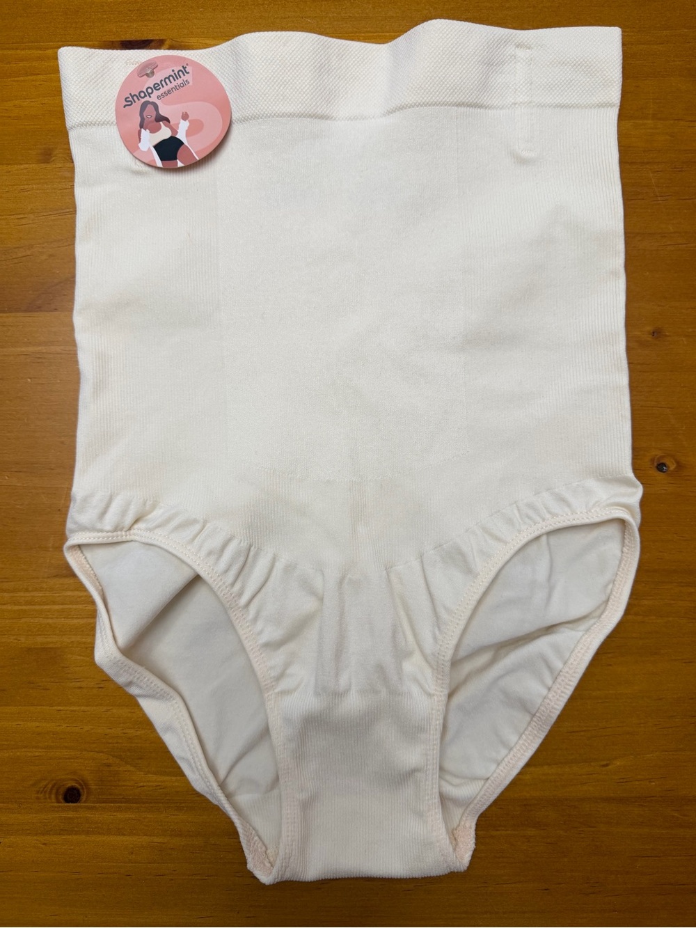 Shapermint High-Waist Sculpting Brief in Cream